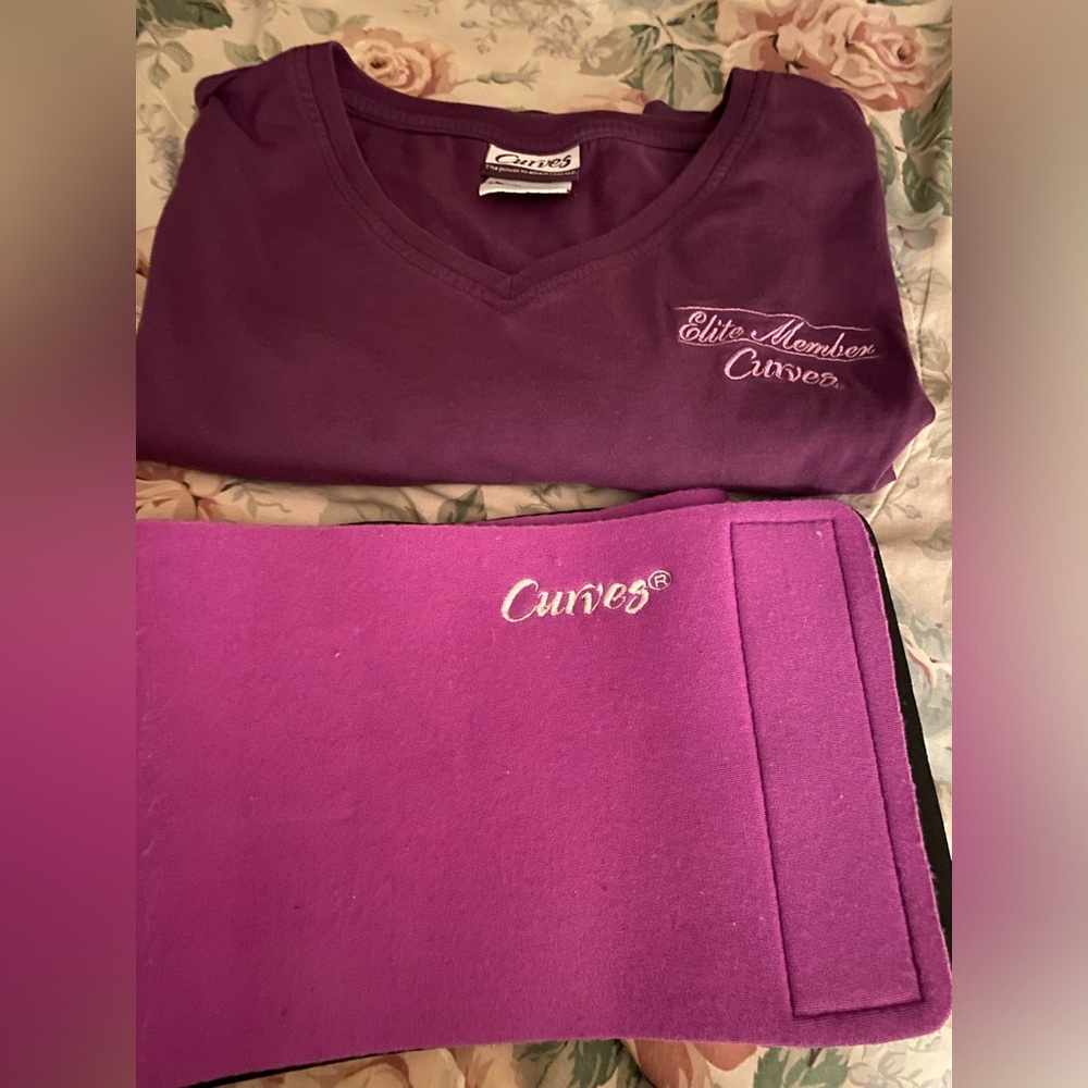 Curves Purple Elite Member Shirt and Waistband